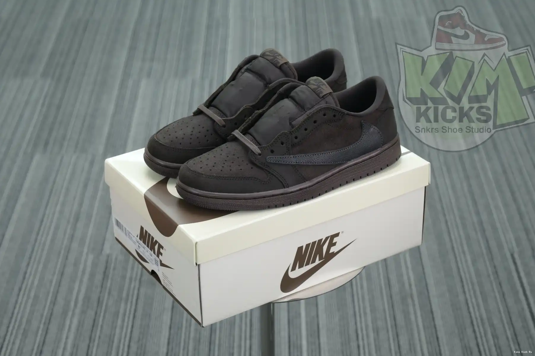 1 Kimikick Jordan Air OG“Velvet Travis Scott x Brown” Jordan Low 0706